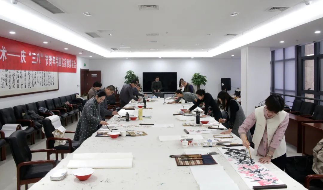 新时代 新视听 新美术——庆“三八”节青年书画名家雅集笔会成功举行